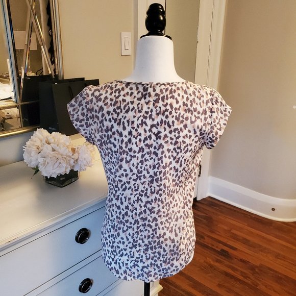 Chiffon animal print tee - Picture 2 of 2